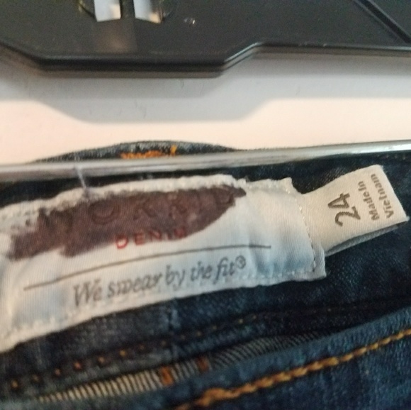 Torrid Girlfriend Handpainted Distressed Denim - Picture 4 of 8